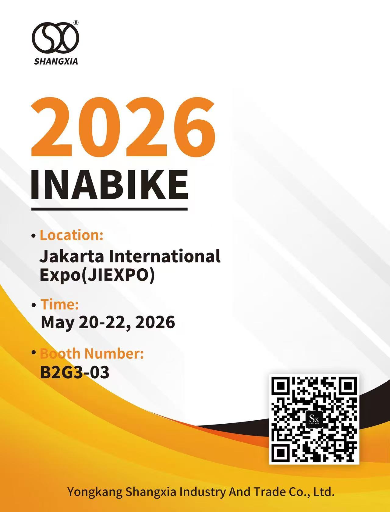 2026 Inabike Exhibition，SXJZ Motorcycle Shock Absorber is coming！